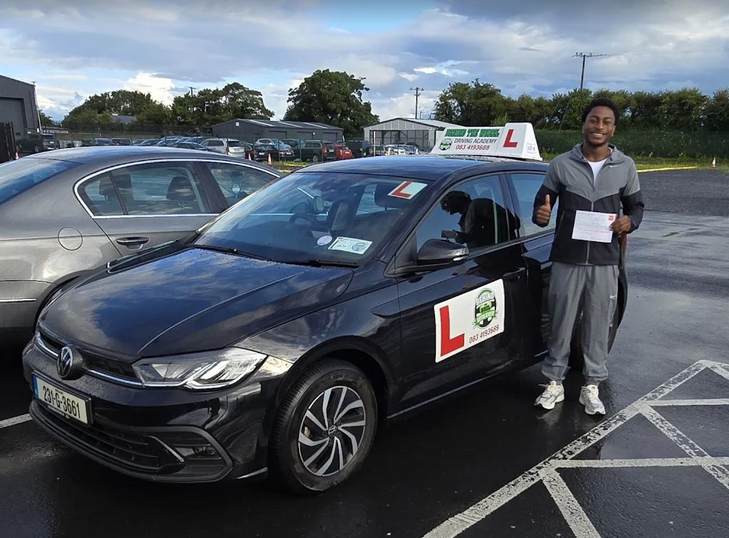BTW Driving School student 2 after passing test