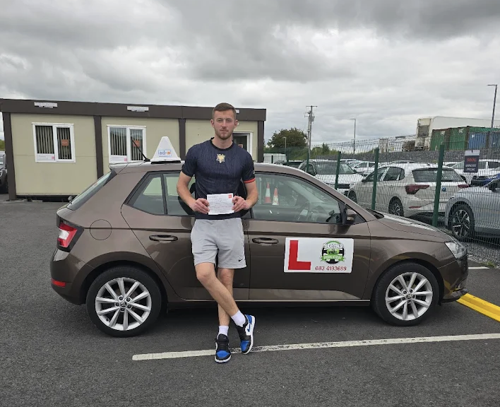 BTW Driving School student 7 after passing test